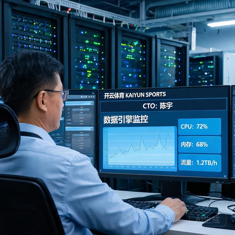 开云体育首席技术官陈宇，在服务器机房监控数据引擎